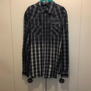 INC Button down dresshirt Navy L